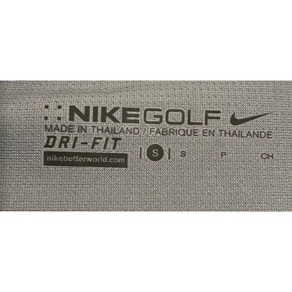Nike Men’s Cool Gray Dri-Fit Golf Shirt, Size Small - Picture 15 of 15